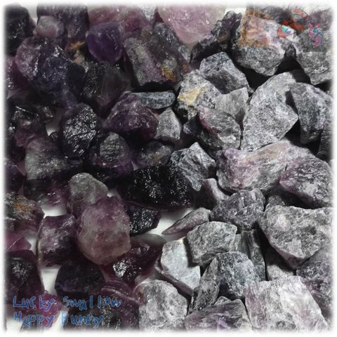 ◆ 業務用 パープルフローライト 紫蛍石 原石 無選別 未洗浄 約100ｇ 量り売り 天然石 ♪3122