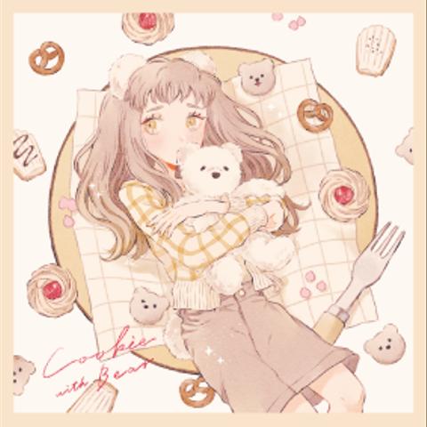 「cookie×bear」ポストカード