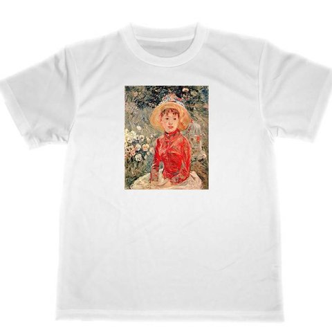 ベルト・モリゾ　ドライ　Tシャツ　名画　絵画　アート　グッズ　鳥かごと若い娘