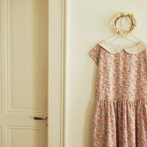 2019S/S Liberty: floral waltz クラシックワンピース