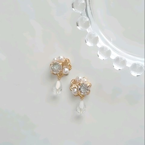 白の銀河☆ピアス