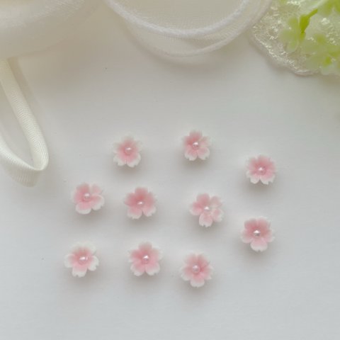 桜　      樹脂粘土　ネイル　ミニサイズ　パーツ3D 材料  12