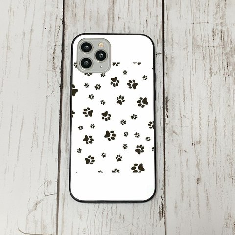 スマホケース15 期間限定 iphone 強化ガラス おしゃれ 北欧 動物　足跡　アンティーク　運気　かわいい　絵画 iface