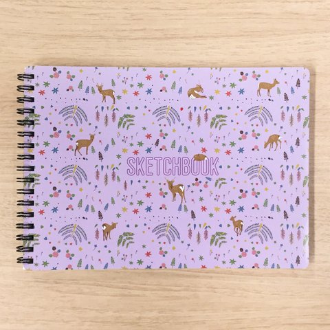 NARA × SketchBook 奈良の鹿 ふじ(薄紫)