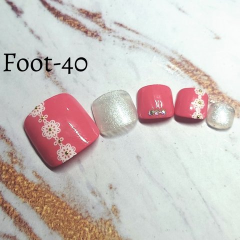 フットネイルチップ   Foot-40