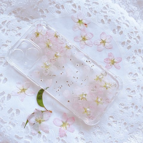 セール中❤️全機種♡リング付き♡大セール♡数量限定♡桜コレクションꕤ*｡ﾟ桜のスマホケース