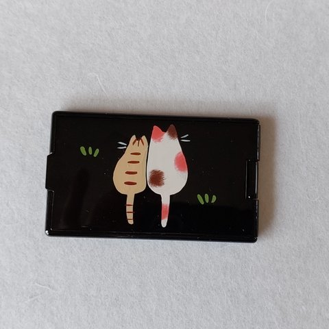 ポケットミラー 仲良し猫 （単品販売）