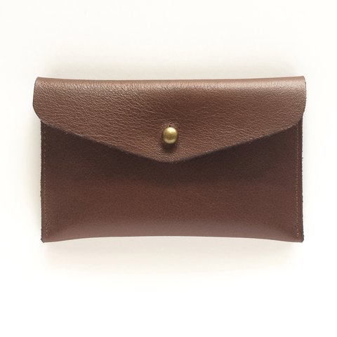 【01】card case . brown