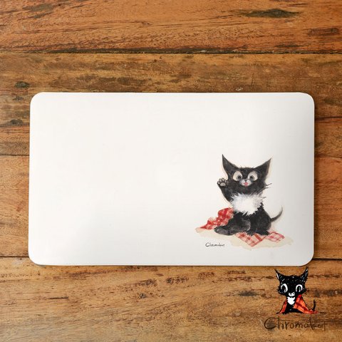 Macbookケース 黒猫 かわいい