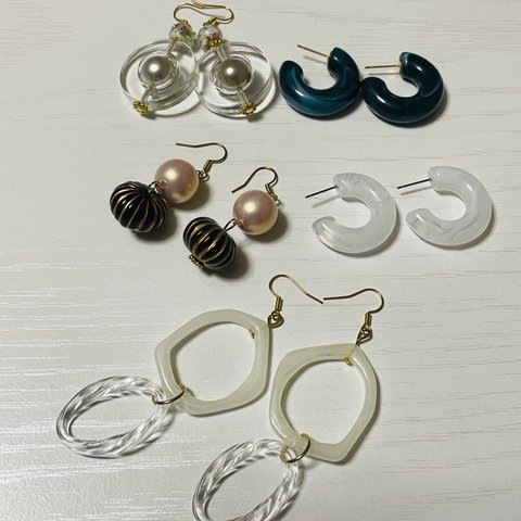 ビンテージピアス5点セット