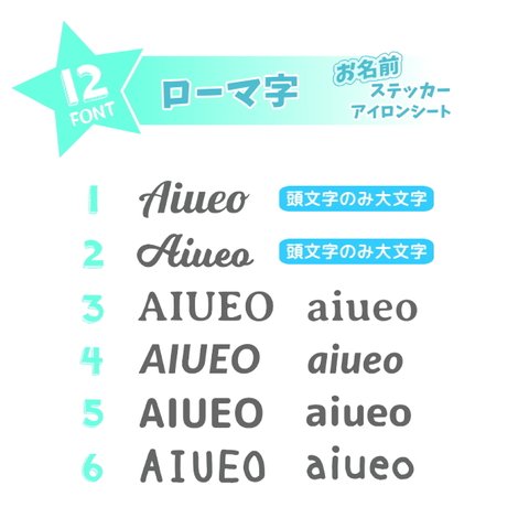 名前ステッカー☆アイロンシート 4点1セット《 ローマ字 》 シンプル 文字ステッカー 耐水ステッカー アイロンシール 名前シール ゼッケン ユニフォーム 表札