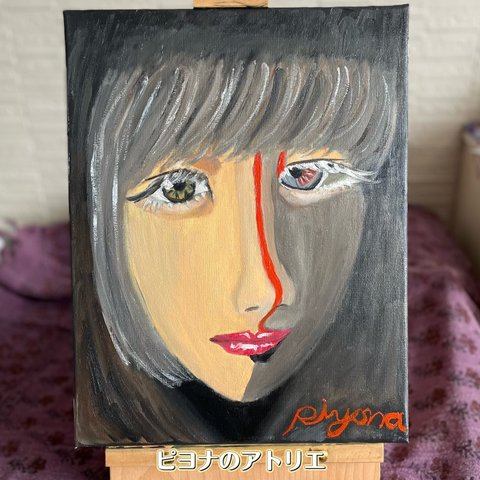 油彩画「光」複製画