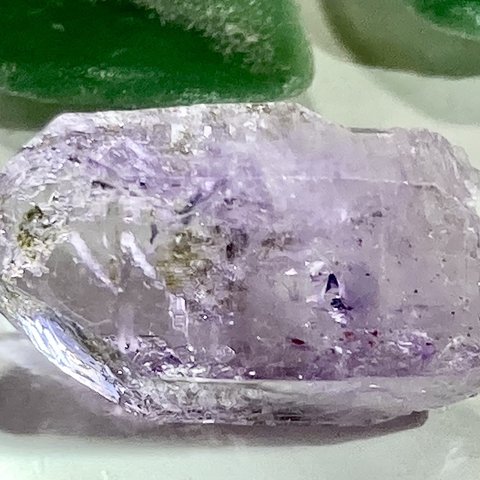 女神が宿る紫水晶✨虹入り　ベラクルス アメジスト　ラフストーン　原石