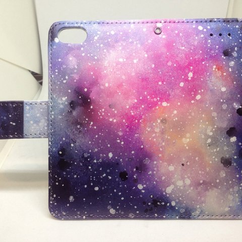 新品送料無料 iPhoneケース 手帳型 ギャラクシー 宇宙