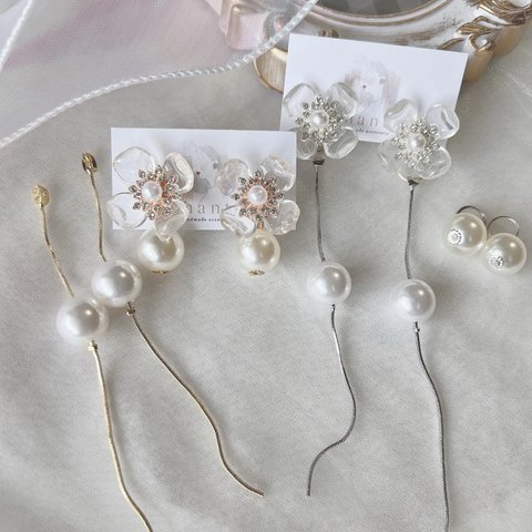 3way！ショートにもロングにもできる贅沢なaccessory💕フォーマルなシーンにも✨