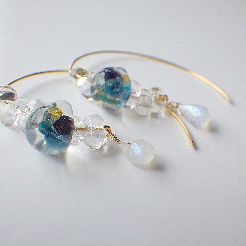 Sea Life Glass Earrings