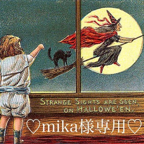 ♡mika様専用♡ ハロウィン～魔女帽子（チェシャハロウィン）～