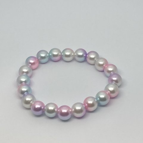 【送料無料】グラデーション　ビーズ　ブレスレット -beaded bracelet-