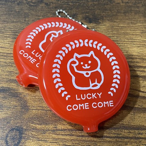 　LUCKY COME COME ラバーコインケース