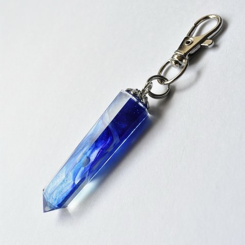 【SALE】Cosmic rayキーホルダー［K-096］blue wave