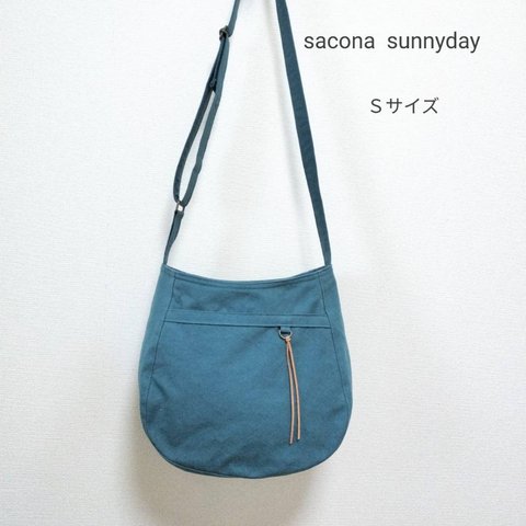 Ｓサイズ   ラインがキレイな2wayBAG（ターコイズブルー）