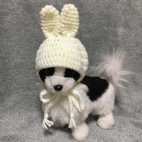 小型犬用帽子・猫用帽子❤️うさぎの帽子❤️卯年❤️干支帽子