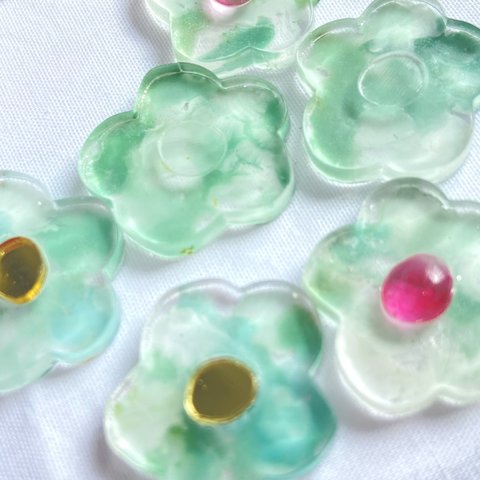 mixture fleurs クリームソーダ Pierce/earring