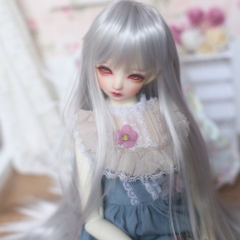 BJD 1/3 1/4  1/6人形 ドール用ウィッグ カツラ 耐熱 ハンドメイドzxww-337