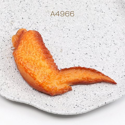 A4966 3個 チャームパーツ プラスチック製 食べ物チャーム キーホルダーパーツ 食品サンプル カン付き 5×11cm 3 x（1ヶ）