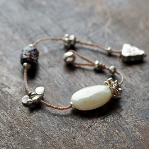 -Opal・Fancy beads- bracelet