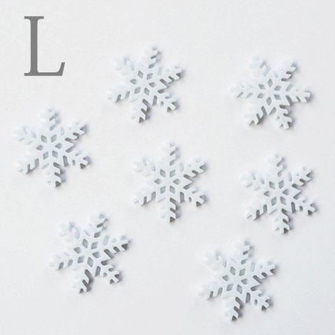 雪の結晶 【Lサイズ】/ Snow Flake【5個セット】（BG-SB30-L）