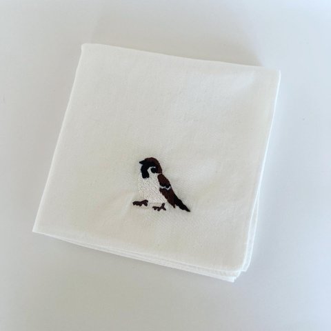 チュン太の刺繍ハンカチ