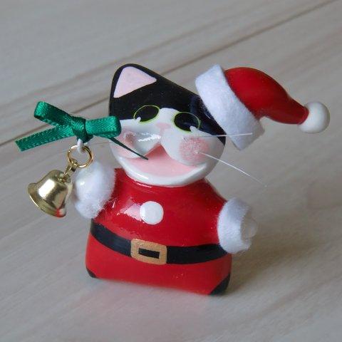 送料無料♪　クリスマスネコ♪