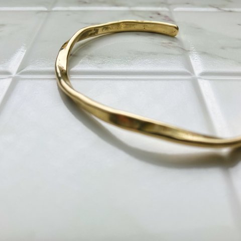 brass bangle【 槌目✖️twist 】