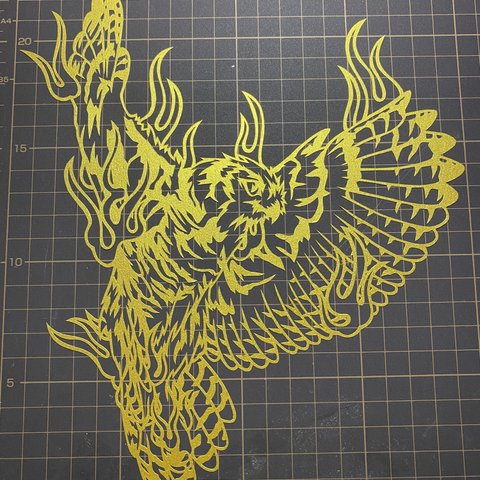 切り絵 梟 ver.1