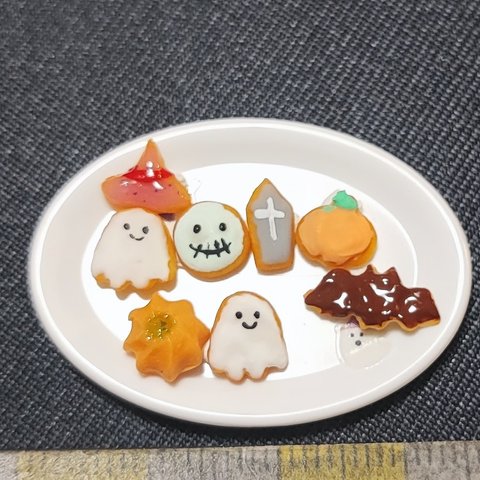 ミニチュア　ハロウィンクッキーセット 