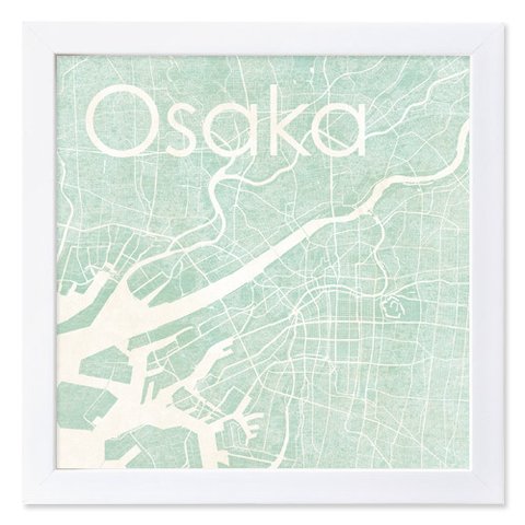 ポスター『大阪』フレーム付き 1L サイズ