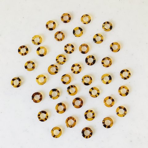 Leopard Brown 13mm Ring Connector