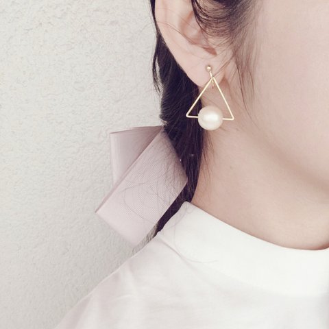 big triangle／イヤリングorピアス