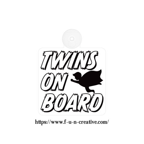 全8色 吸盤 ヒーロー TWINS ON BOARD