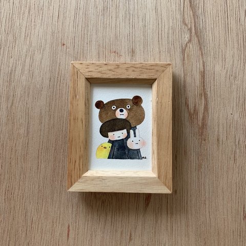 「明日の私」ミニ額　原画　　　