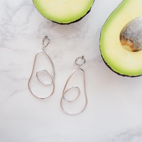 avocadoアボカドイヤリング(Silver)