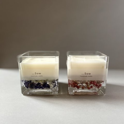 Aroma gel candle −red−