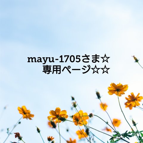 mayu-1705様　専用ページ