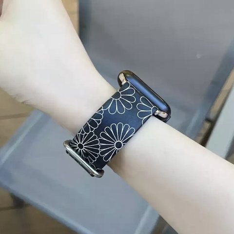 Apple Watch  バンドの花　シリコン 38/40/41mm42/44/45mm