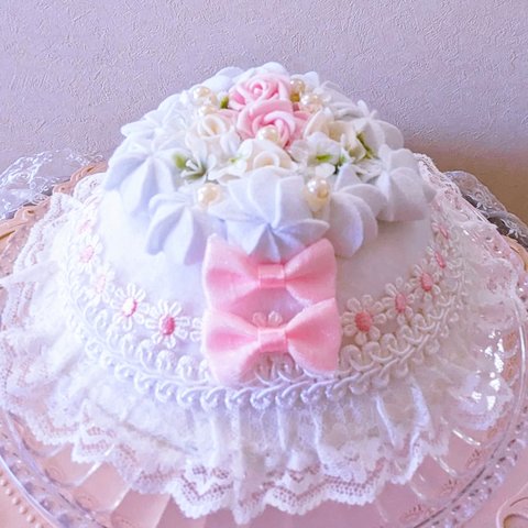 🎀ペット誕生日ケーキ フェルトケーキ お誕生日ケーキ 