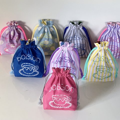 《選べるカラー》 コップ袋単品販売  入園入学グッズ・お習い事に　名入れ無料