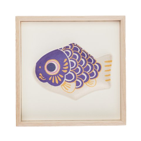 1種飾り　鯉のぼり(紫)　F01-TI015