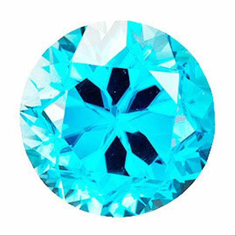 カラーダイヤモンド ルース販売　SI quality　ブリリアントカット　アクアブルー　diac-aqb　3.3mm