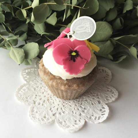 ★10%OFF★ pansy cup cake (C)